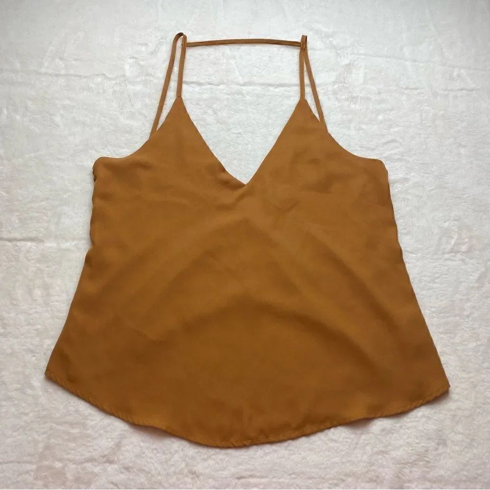 Lulu's Spaghetti Strap Deep V Cami Size Medium